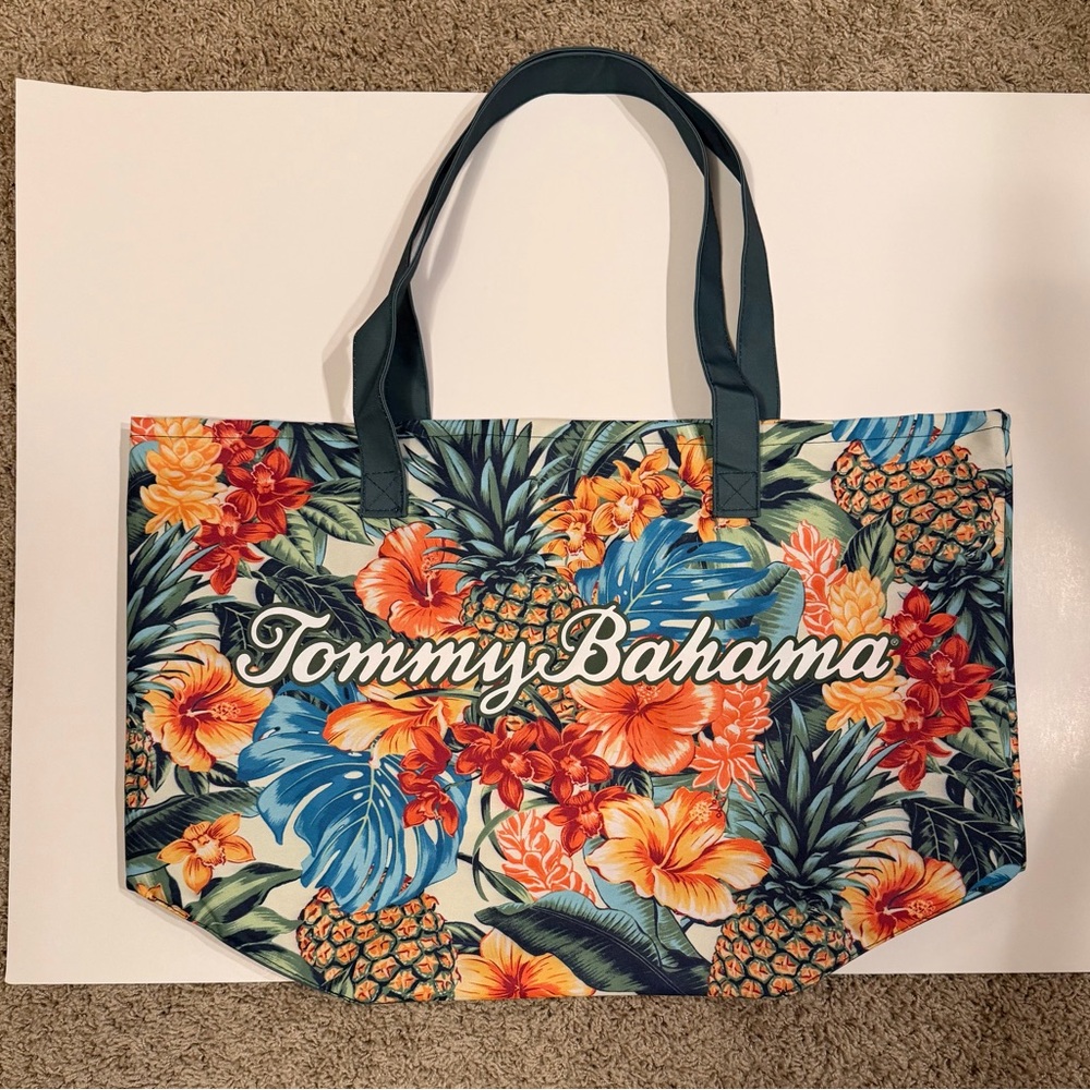 NWOT Tommy Bahama Tropical Floral Tote